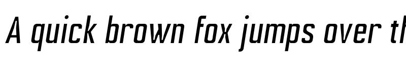 Preview of Ampero Light Italic font