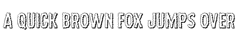 Preview of Ampire 3D Regular font