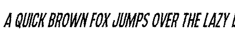 Preview of Ampire Condensed Italic Condensed Italic font