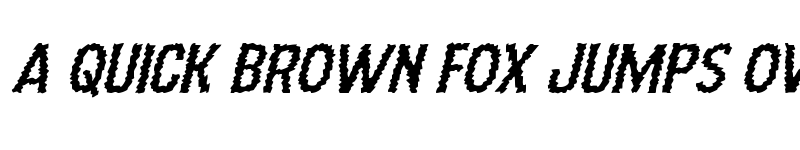 Preview of Ampire Expanded Italic Expanded Italic font