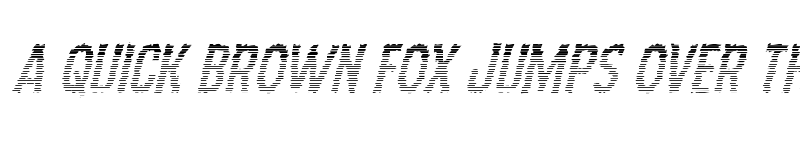 Preview of Ampire Gradient Italic Italic font