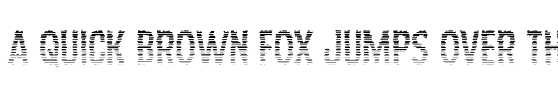 Preview of Ampire Gradient Regular font