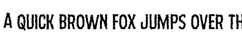 Preview of Ampire Staggered Regular font