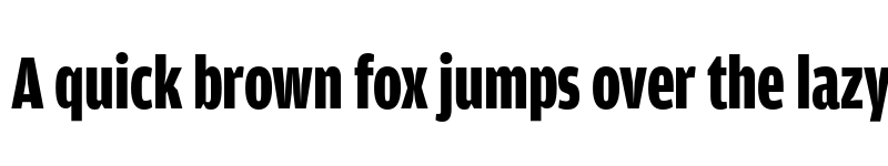 Preview of Amplitude Compressed Black font