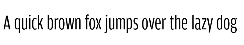 Preview of Amplitude Compressed Book font