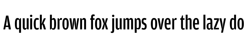 Preview of Amplitude Compressed Medium font