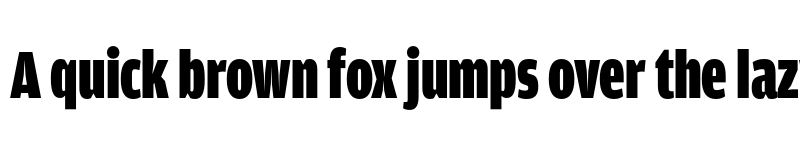 Preview of Amplitude Compressed Ultra font