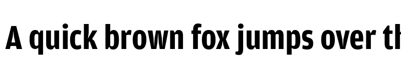 Preview of Amplitude Condensed Bold font