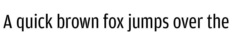 Preview of Amplitude Condensed Regular font