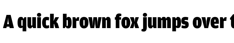 Preview of Amplitude Condensed Ultra font