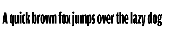 Preview of Amplitude Extra Compressed Black font