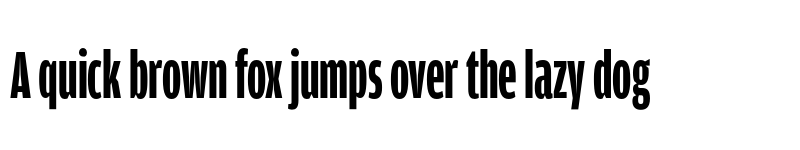 Preview of Amplitude Extra Compressed Bold font