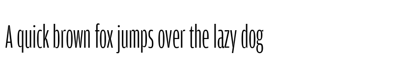 Preview of Amplitude Extra Compressed Light font