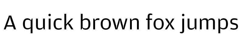 Preview of Amplitude Wide Book font