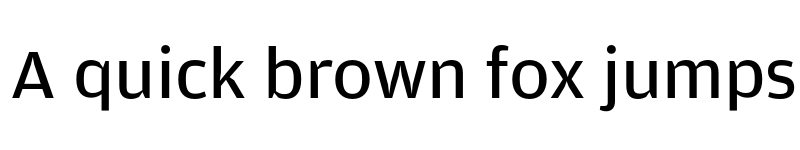 Preview of Amplitude Wide Regular font