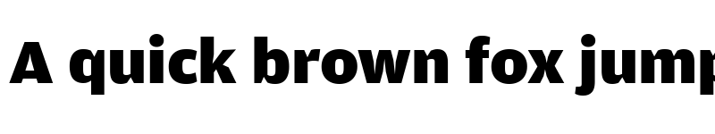 Preview of AmplitudeWide-Black Regular font