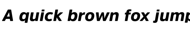 Preview of AmsiPro-BlackItalic ? font