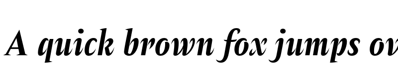 Preview of Amster Bold Italic font