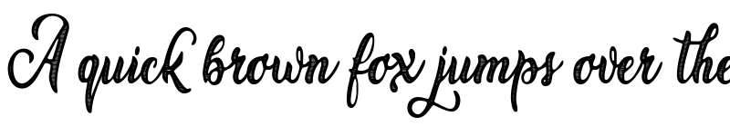 Preview of Amster Personal Use Regular font