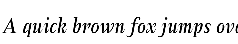 Preview of Amster Regular Italic font