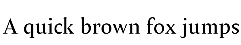 Preview of Amster Regular font