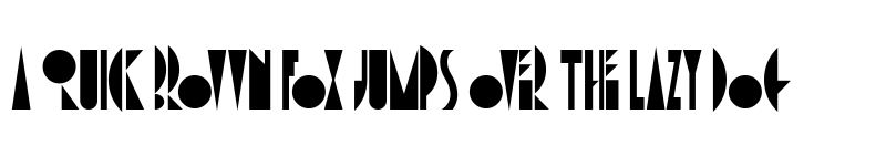 Preview of AmsterdamTangram Regular font