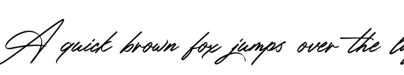 Preview of Amsterday Signature Regular font