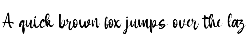 Preview of Amy Sauly Regular font