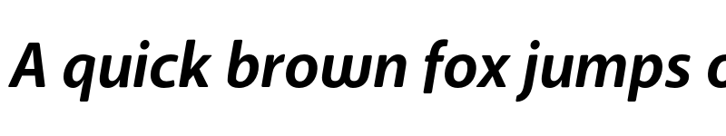 Preview of Anago Bold Italic font