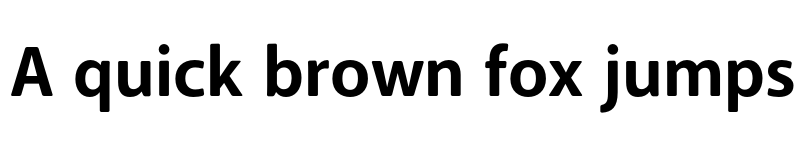 Preview of Anago Bold font