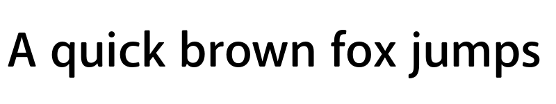 Preview of Anago Medium font