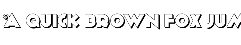 Preview of Anagram NF Shadow font