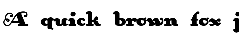 Preview of AnAkronism Regular font