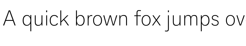 Preview of Analogue Reduced 35 Thin font