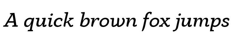 Preview of Anaphora Trial Book Italic font