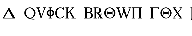 Preview of Ancient Geek Regular font