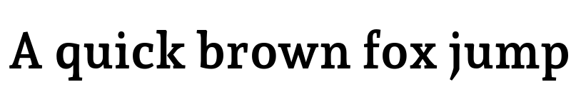 Preview of Andada Pro Bold font