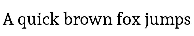 Preview of Andada Regular font