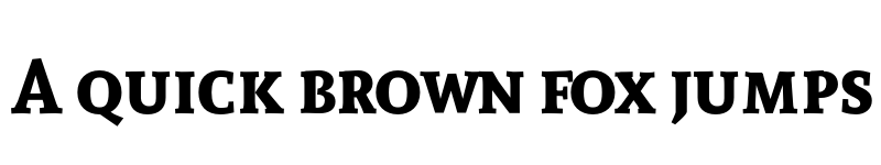 Preview of Andada SC Bold font