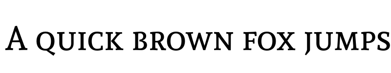 Preview of Andada SC Regular font