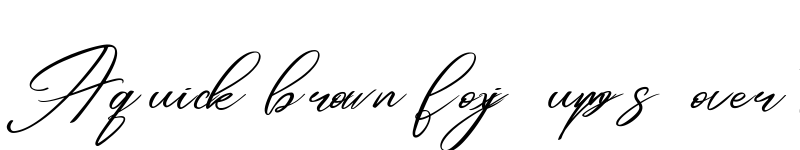 Preview of Andasia Regular font