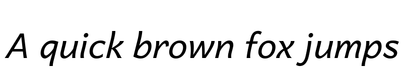 Preview of Andika New Basic Italic font