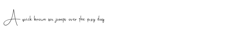 Preview of Andilay Regular font