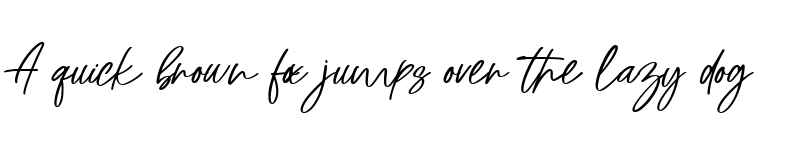 Preview of Andline Demo font