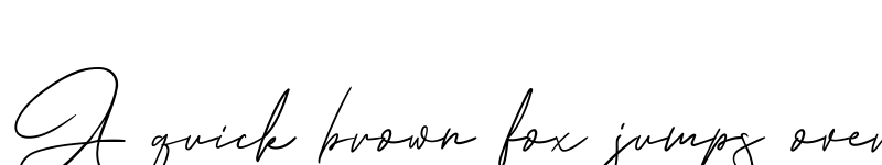 Preview of Andrea Bilarosa Regular font