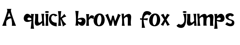 Preview of Andrea Karime altas y bajas Regular font