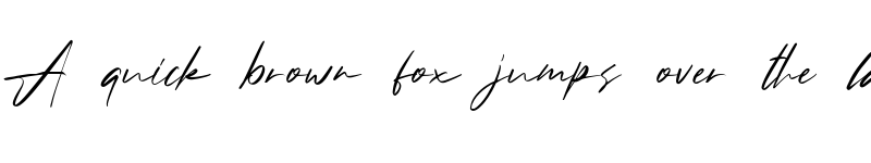 Preview of Andrea Roft Personal Use Regular font