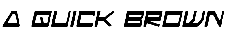 Preview of Android Nation Italic font