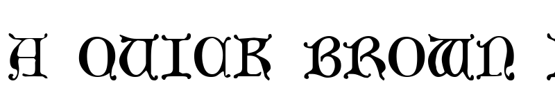 Preview of Aneirin Regular font