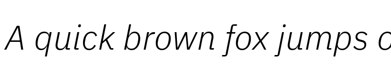 Preview of Aneliza Light Italic font